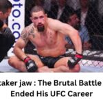 robert whittaker jaw : The Brutal Battle That Nearly Ended His UFC Career